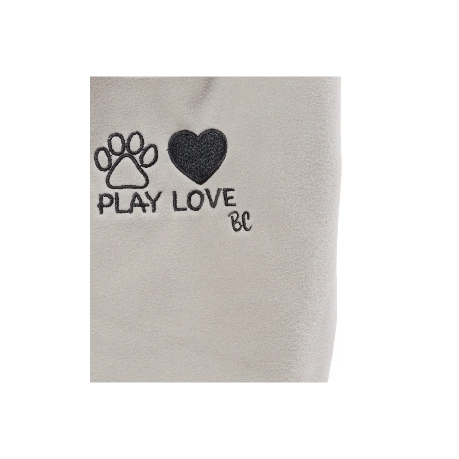 Camiseta Eat Play Love Cinza Bichinho Chic